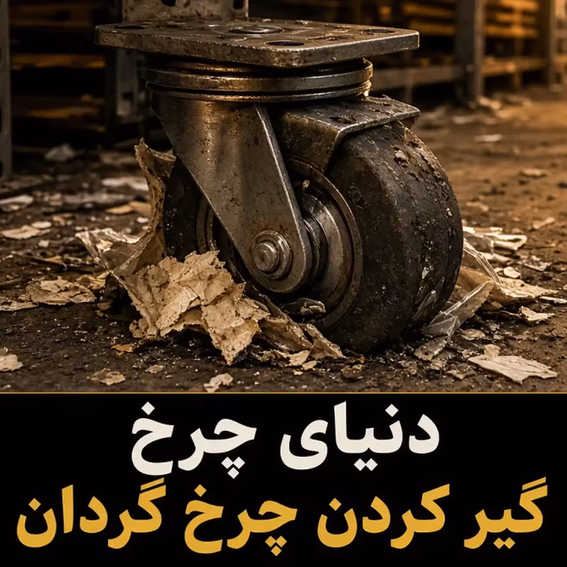 عیب‌یابی گیر کردن چرخ گردان صنعتی؛ از علامت تا علت و اقدام