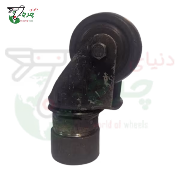 چرخ زیر یخچالی ورقی بوشن‌دار؛ ارتفاع 14 سانتی‌متر و تحمل وزن 800 کیلوگرم