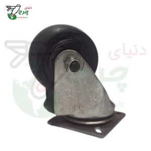 چرخ زیر یخچالی کفی ورقی؛ ست 4 عددی با تحمل وزن 800 کیلوگرم