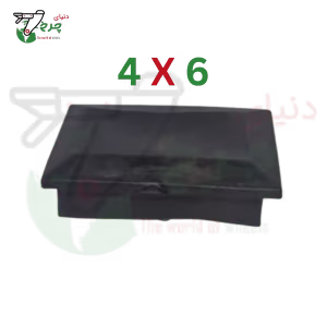 درپوش نرم قوطی 40×60 میلی‌متر برای پایه و پروفیل مستطیلی