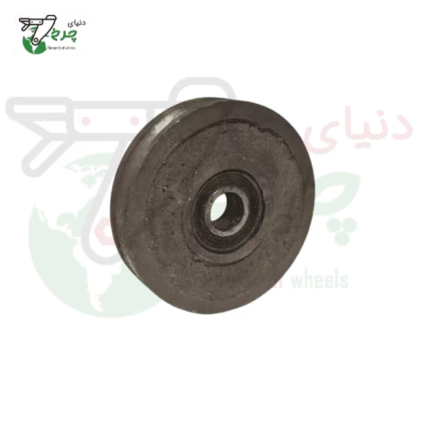 قرقره سیم بکسلی قطر 100 میلیمتر | شفت 20 میلیمتر | جرثقیل غول‌پیکر