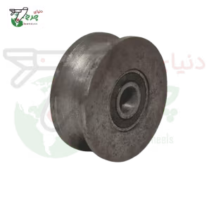 قرقره چدنی میله گرد خور قطر 120 میلیمتر | شفت 20 میلیمتر | بزرگترین قرقره صنعتی