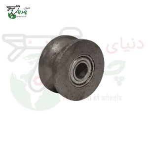قرقره چدنی میله گرد خور قطر 40 میلیمتر | شفت 8 میلیمتر | درب کشویی و صنعتی