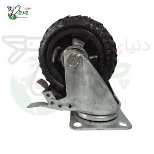 چرخ 125 میلیمتری دایکاست ترمزدار | قدرت فوق‌العاده و ایمنی