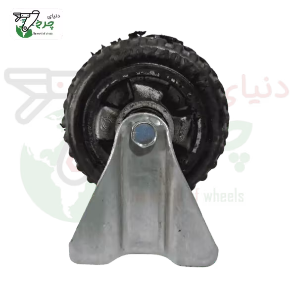 چرخ 125 میلیمتری دایکاست ثابت | حرکت مستقیم و پایداری فوق‌العاده