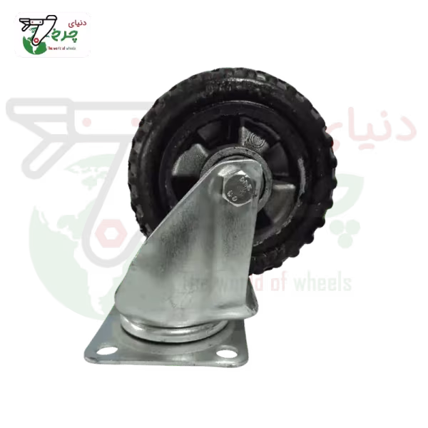 چرخ 125 میلیمتری دایکاست گردان | چرخش 360 درجه و قدرت بالا
