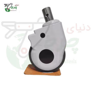 چرخ 12/5 پیمی قابدار گردان قطر 125 میلی‌متر ظرفیت 100 کیلوگرم پیم 27