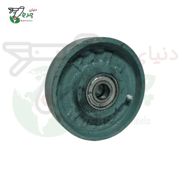 چرخ 13 سانتی‌متر تکی چدن روتراش بدون روکش برای شرایط سخت