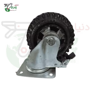 چرخ 160 میلیمتری دایکاست ترمزدار | ابرقدرت و ایمن برای تجهیزات سنگین