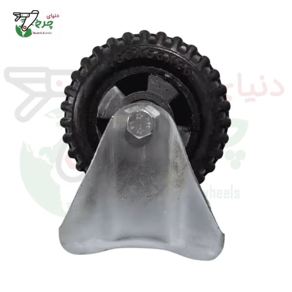 چرخ 160 میلیمتری دایکاست ثابت | حرکت مستقیم و پایداری صنعتی
