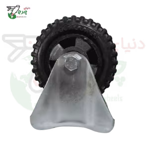 چرخ 160 میلیمتری دایکاست ثابت | حرکت مستقیم و پایداری صنعتی