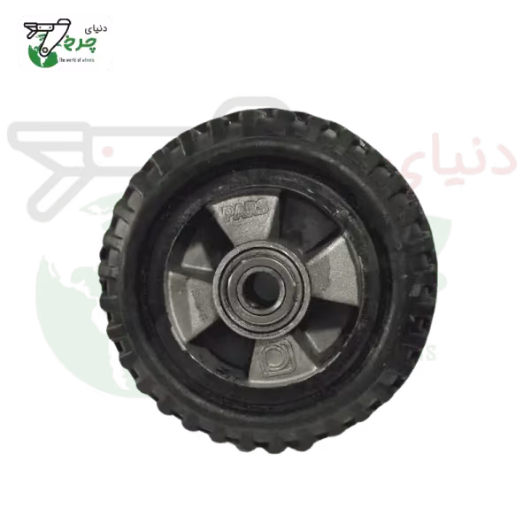 چرخ 200 میلیمتری تک دایکاست | بدون پایه برای نصب سفارشی فوق‌سنگین