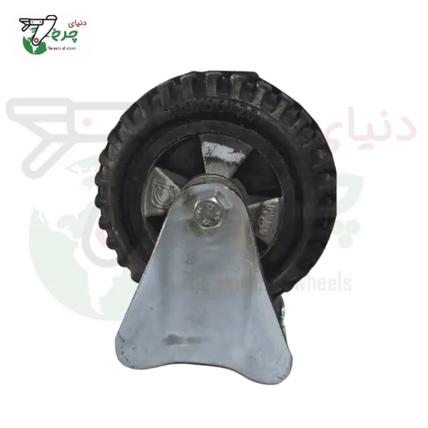 چرخ 200 میلیمتری دایکاست ثابت | حرکت مستقیم و پایداری حداکثری