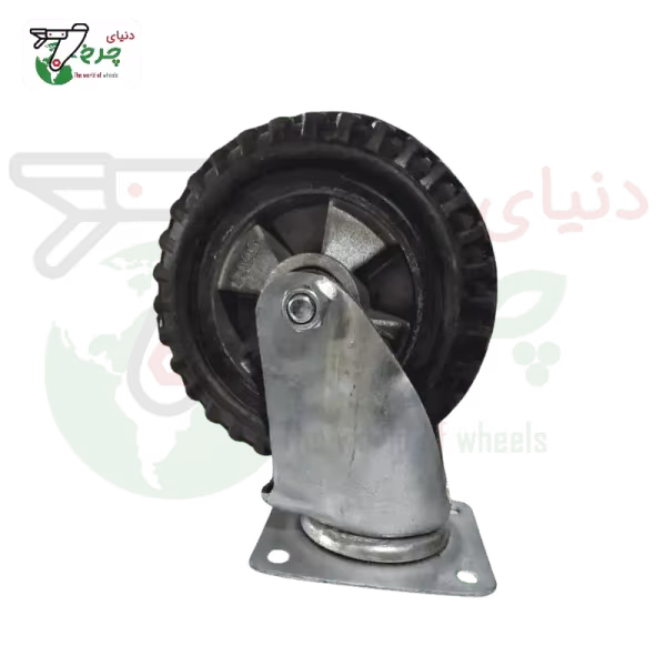چرخ 200 میلیمتری دایکاست گردان | چرخش 360 درجه و قدرت فوق‌سنگین