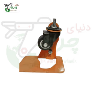 چرخ 40 گردان پیچی سوپو قطر 40 میلی‌متر ظرفیت 50 کیلوگرم پیچ 8