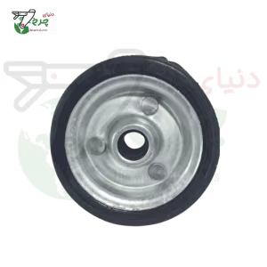 چرخ 75 میلیمتر تک ورقی مشکی | خریدی تکی بدون پایه