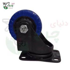 چرخ 75 گردان سومر پایه مشکی بلبرینگی با تحمل وزن 100 کیلوگرم