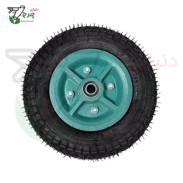 چرخ آهنی سنگین بادی تک 400میلیمتر