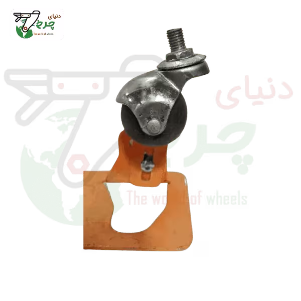 چرخ تخم مرغی پیچی سایز 50 قطر 50 میلی‌متر ظرفیت 25 کیلوگرم پیچ 10