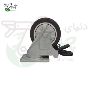 چرخ ترمزدار تمام پلاستیک هتلی سوپو قطر 100 میلی‌متر ظرفیت 75 کیلوگرم