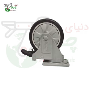 چرخ ترمزدار تمام پلاستیک هتلی سوپو قطر 125 میلی‌متر ظرفیت 100 کیلوگرم