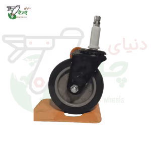 چرخ ترولی گردان پیمی بوشی قطر 100 میلی‌متر ظرفیت 50 کیلوگرم