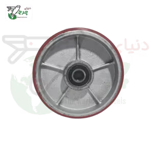 چرخ تک پلی اورتان 160 میلیمتر چدن | شفت 20 میلیمتر | تحمل 280 کیلو