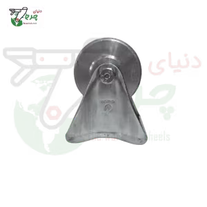 چرخ ثابت آلومینیومی قطر 80 میلی‌متر ظرفیت 200 کیلوگرم مقاوم حرارت