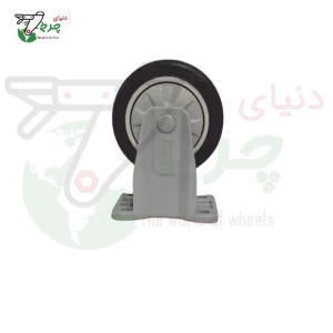 چرخ ثابت تمام پلاستیک هتلی سوپو قطر 100 میلی‌متر ظرفیت 75 کیلوگرم