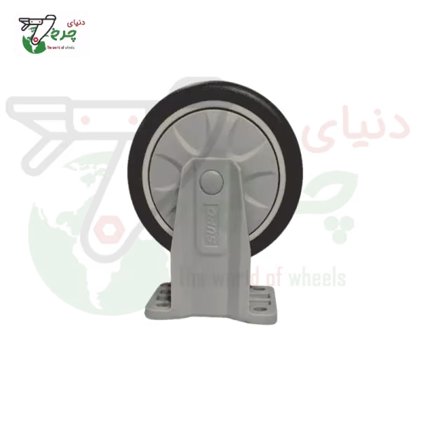 چرخ ثابت تمام پلاستیک هتلی سوپو قطر 125 میلی‌متر ظرفیت 100 کیلوگرم