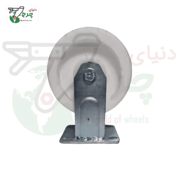 چرخ ثابت ورقی تفلون قطر 160 میلی‌متر ظرفیت 250 کیلوگرم مخصوص مرغداری