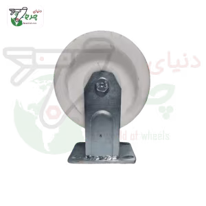 چرخ ثابت ورقی تفلون قطر 160 میلی‌متر ظرفیت 250 کیلوگرم مخصوص مرغداری