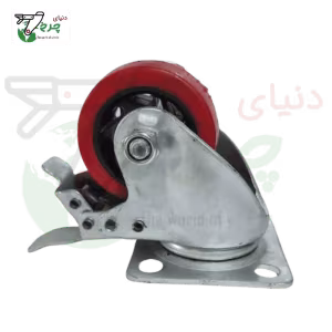 چرخ دایکاست لوکس ترمزدار 75 میلی‌متر با تحمل بار 80 کیلوگرم