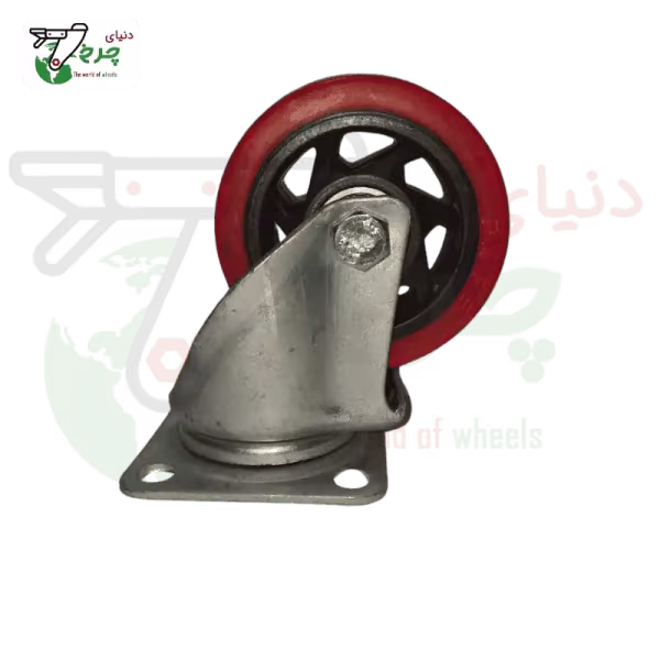 چرخ دایکاست لوکس گردان 100 میلی‌متر با تحمل بار 100 کیلوگرم
