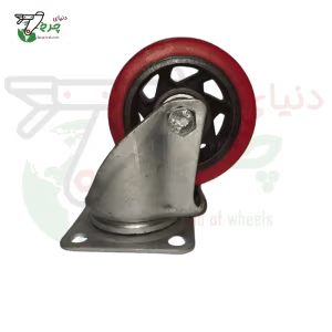 چرخ دایکاست لوکس گردان 100 میلی‌متر با تحمل بار 100 کیلوگرم