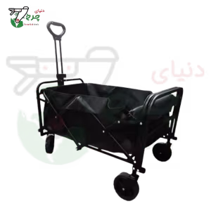 چرخ دستی تاشو برزنتی چهار چرخ حمل بار 50 کیلوگرم