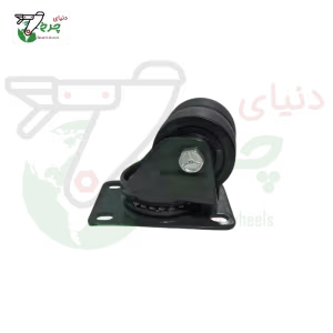 چرخ دوقلو سوپو 40 میلیمتر گردان | تحمل 150 کیلو | چرخ دوتایی