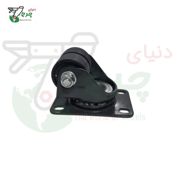 چرخ دوقلو سوپو 50 میلیمتر گردان | تحمل 200 کیلو | چرخ دوتایی
