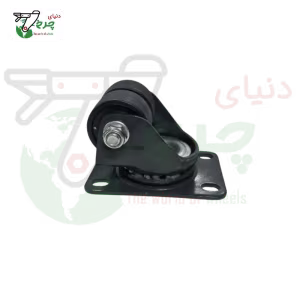 چرخ دوقلو سوپو 50 میلیمتر گردان | تحمل 200 کیلو | چرخ دوتایی