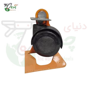 چرخ دوقلو پلاستیکی کفی درجه 1 قطر 60 میلی‌متر ظرفیت 70 کیلوگرم