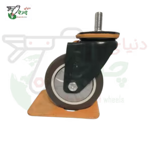 چرخ سوپو 100 میلیمتر گردان پیچی | تحمل 200 کیلو | نصب پیچی