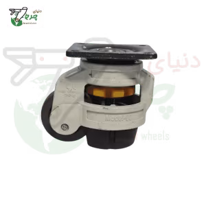 چرخ صنعتی جک استاپ گردان قطر 60 میلیمتر | تحمل بار 250 کیلوگرم