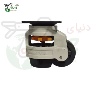 چرخ صنعتی جک استاپ گردان قطر 80 میلیمتر | تحمل بار 500 کیلوگرم