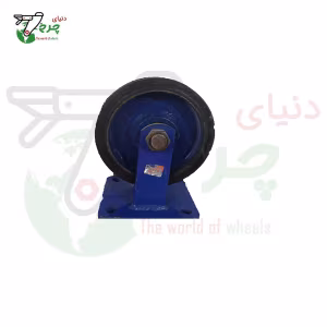 چرخ صنعتی قطر200میلیمترپاترولی آهنی ثابت