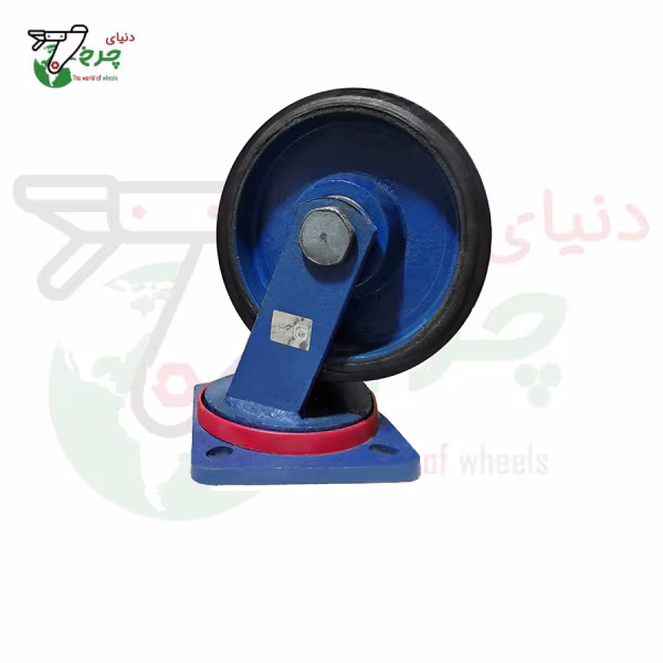 چرخ صنعتی قطر200میلیمترپاترولی آهنی گردان