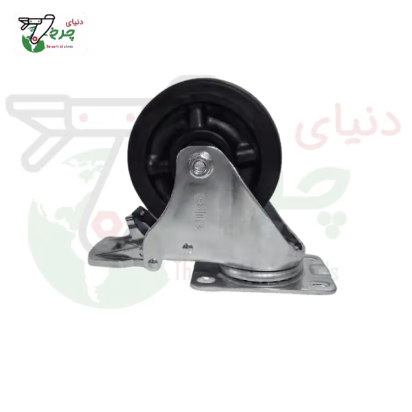 چرخ نسوز سوپو 100 میلیمتر ترمزدار | تحمل 100 کیلو | مقاوم حرارتی