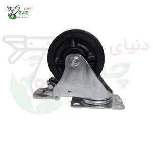 چرخ نسوز سوپو 100 میلیمتر ترمزدار | تحمل 100 کیلو | مقاوم حرارتی