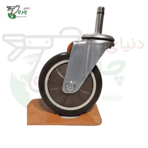 چرخ پیمی ترولی سوپو 100 میلیمتر گردان | تحمل 50 کیلو | هتل و رستوران
