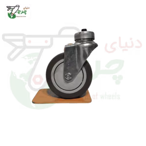 چرخ پیچی بالا بلبرینگ قطر 100 میلی‌متر ظرفیت 75 کیلوگرم مناسب سبد فروشگاهی