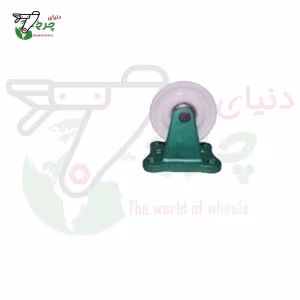 چرخ کشتارگاهی چدن تفلون ثابت سایز125